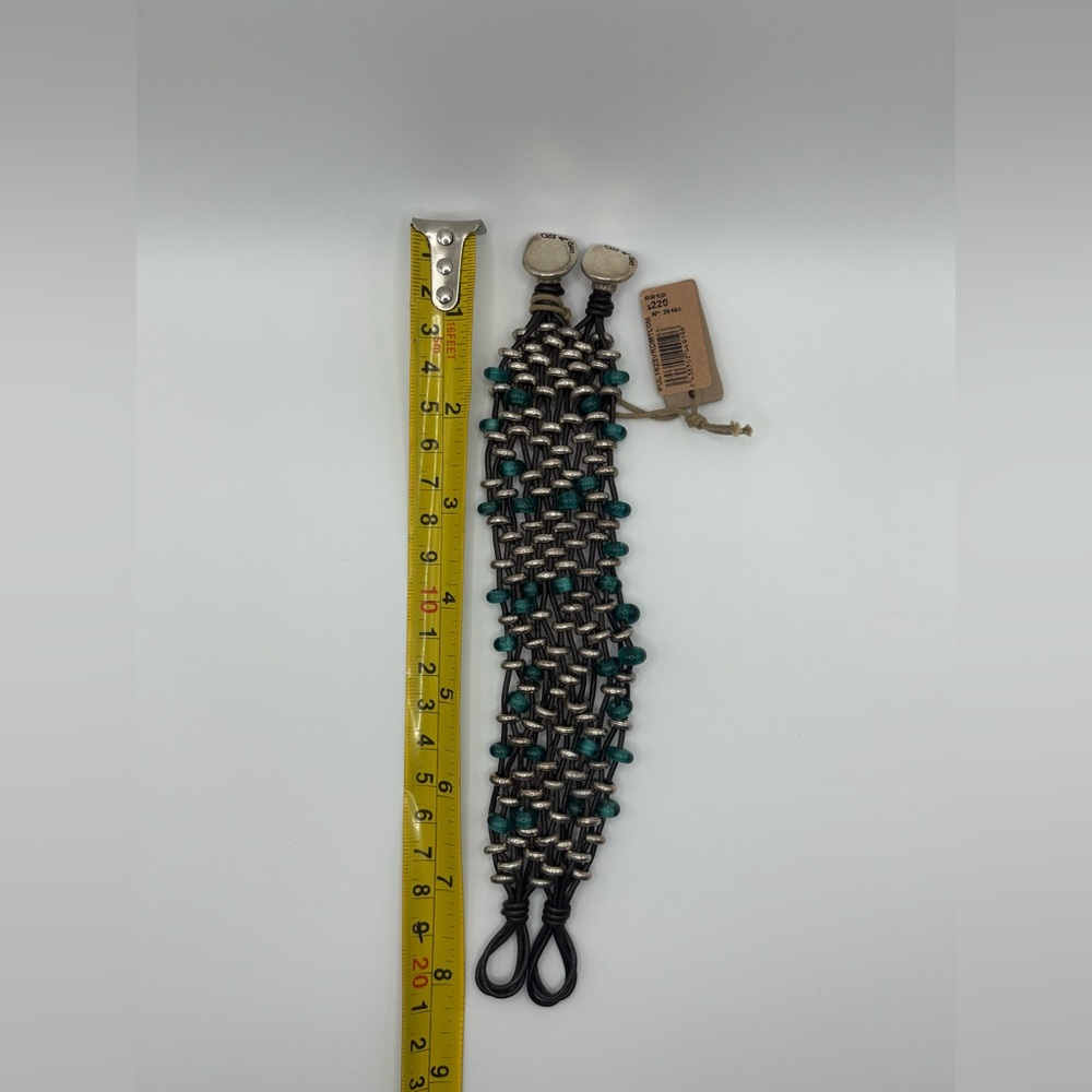 UNO de 50 Silver and Teal Bracelet - Picture 4 of 5